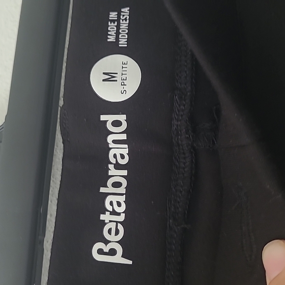 Betabrand Bootcut Dress Yoga Pants in black Size Medium Petite - Picture 14 of 14